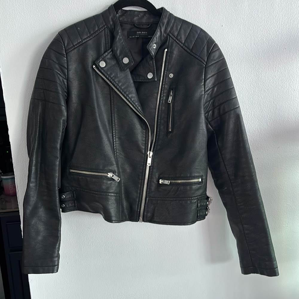 Zara Faux Leather Jacket